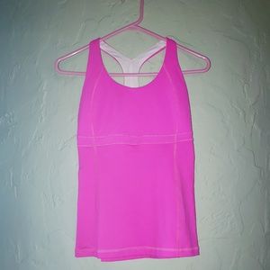 Pink Lululemon Tank Top